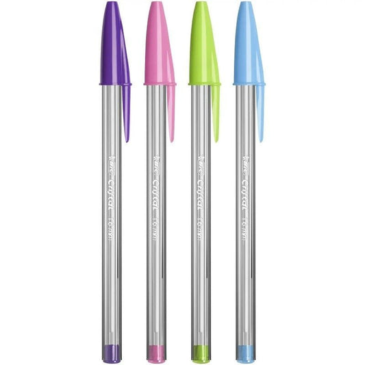 Bolígrafos de Tinta de Aceite Bic Cristal Fun 921342
10 unidades
Colores Surtidos