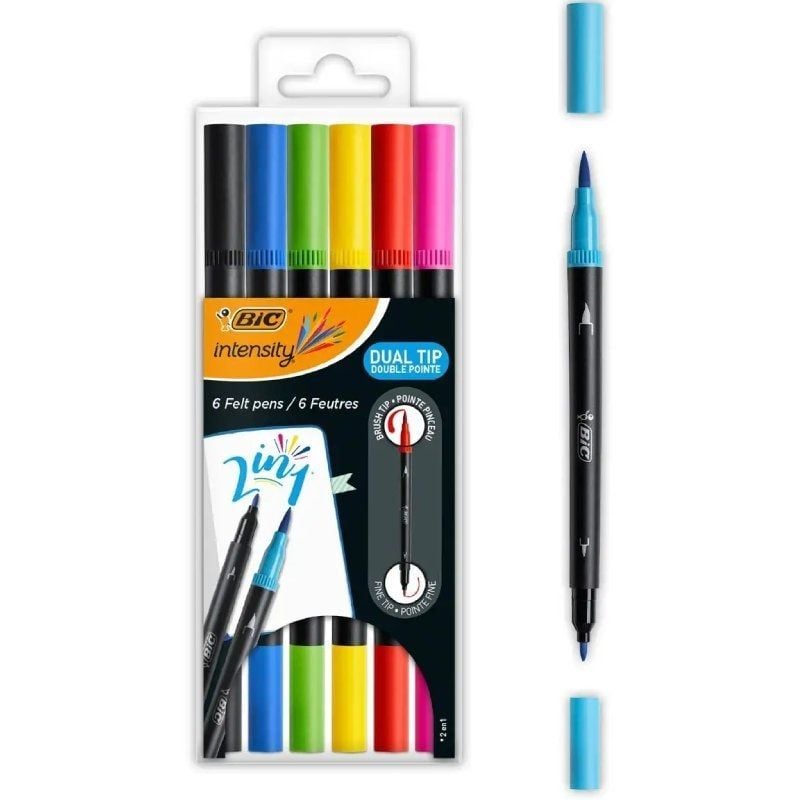 Rotuladores Punta Fina Bic Intensity Dual Tip 989694
Colores Surtidos