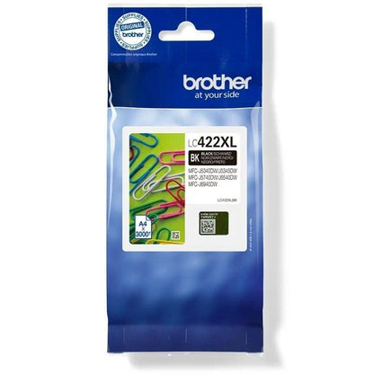 Cartucho de Tinta Original Brother LC-422 XL Alta Capacidad
Negro
