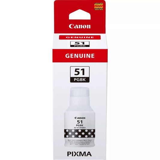 Botella de Tinta Original Canon GI-51
Negra