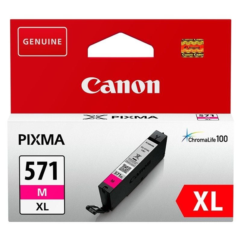 Cartucho de Tinta Original Canon CLI-571MXL Alta Capacidad
Magenta