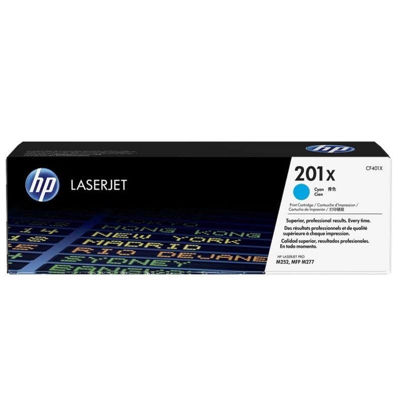 Toner Original HP nº201X XL Alta Capacidad
Cian