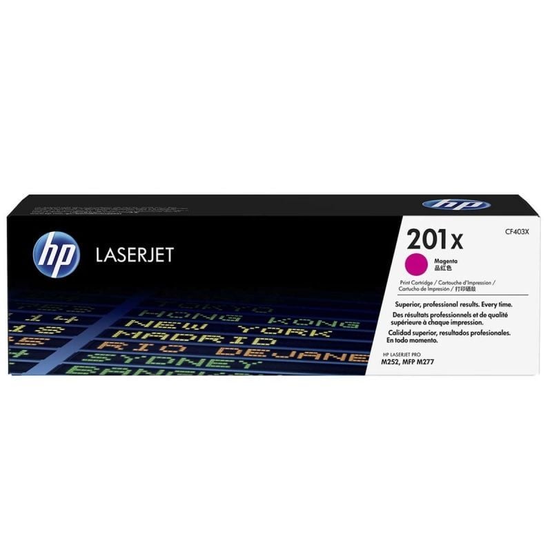 Tóner Original HP nº201X XL Alta Capacidad
Magenta