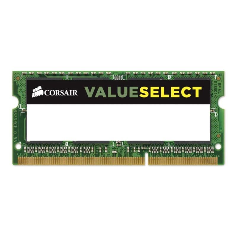 Memoria RAM Corsair ValueSelect 8GB
DDR3L
1600MHz
1.35V-1.5V
CL11
SODIMM