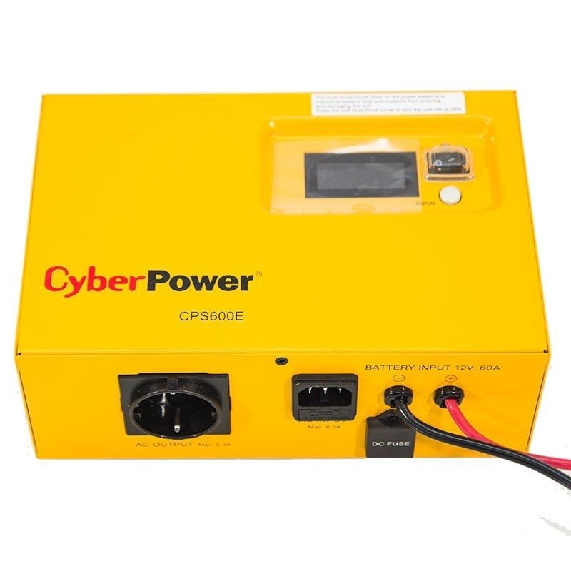 Inversor de Corriente Cyberpower CPS600E
600VA
420W Schuko
