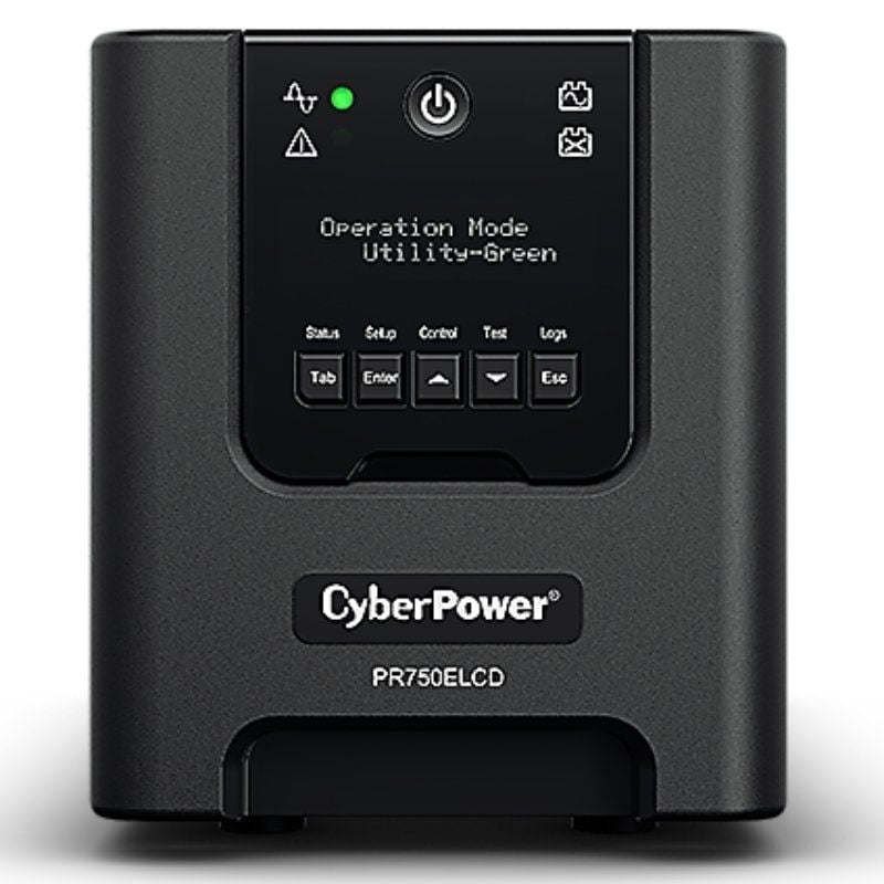 Sai línea interactiva cyberpower pr750elcd