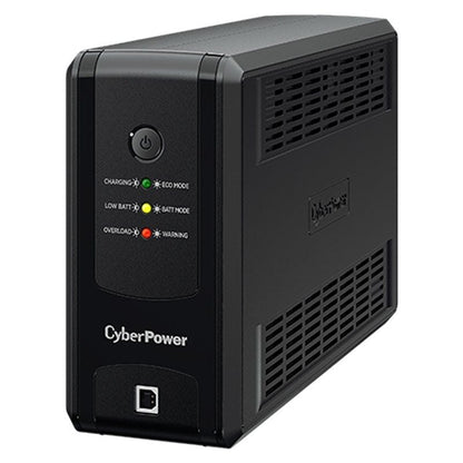SAI Línea Interactiva Cyberpower UT850EG
850VA-425W
3 Salidas
Formato Torre