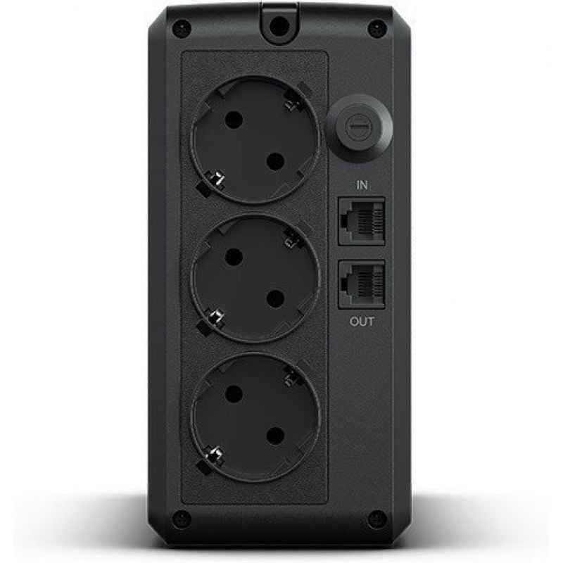 SAI Línea Interactiva Cyberpower UT850EG
850VA-425W
3 Salidas
Formato Torre