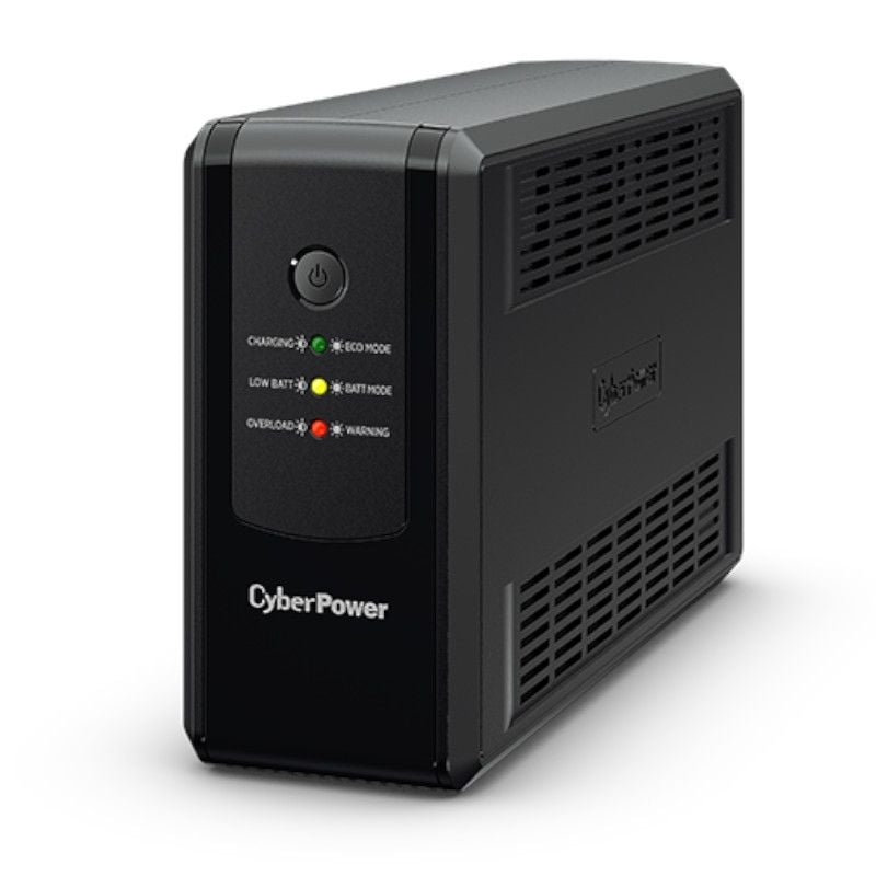 SAI Línea Interactiva Cyberpower UT650EG
650VA-360W
3 Salidas
Formato Torre