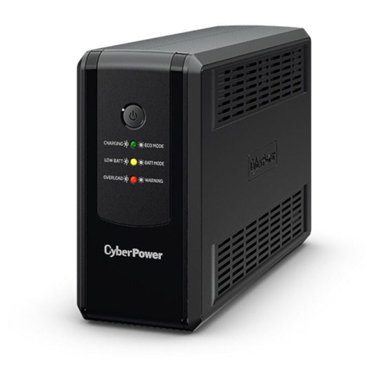 SAI Línea Interactiva Cyberpower UT650EG
650VA-360W
3 Salidas
Formato Torre