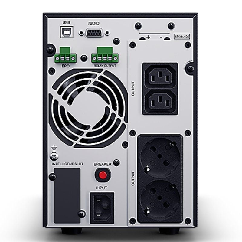 SAI Online Cyberpower OLS1500EA
1500VA-1350W
4 Salidas
Formato Torre