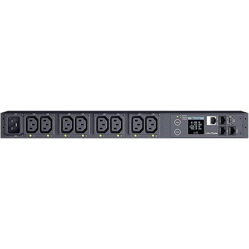 Unidad de Distribución para Alimentación Cyberpower PDU41005
16A
8x IEC C13
Formato Rack 1U