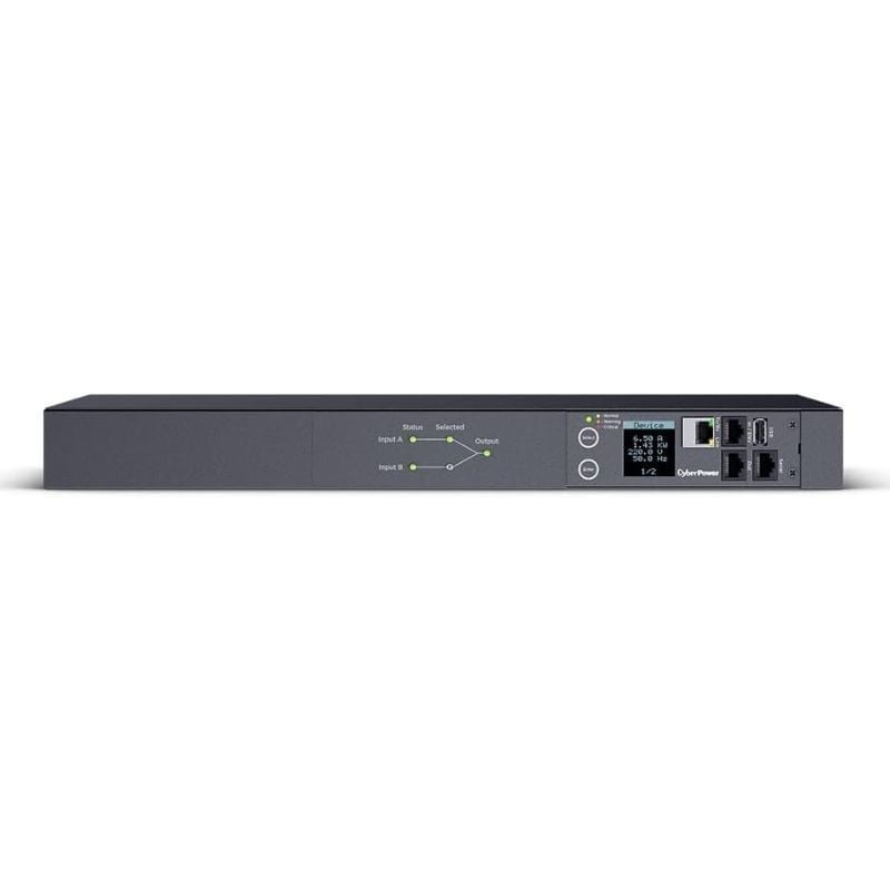 Unidad de Distribución para Alimentación Cyberpower PDU44005
16A
8x IEC C13 - 2x IEC C19
Formato Rack 1U