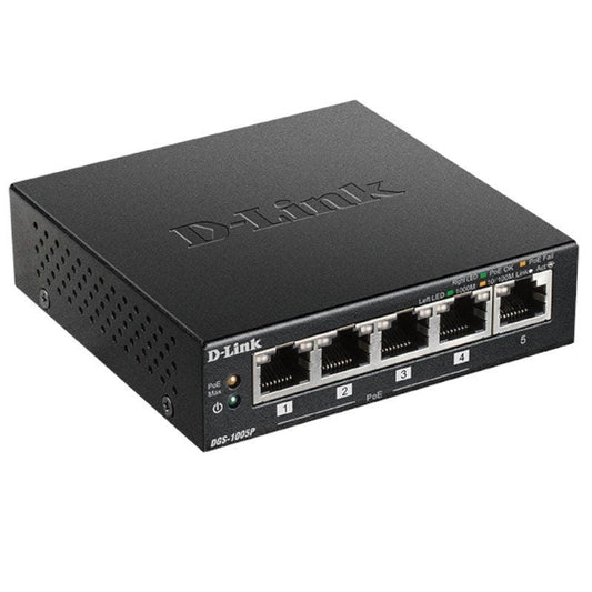 D-Link DGS-1005P Switch 5xGB 4xPoE