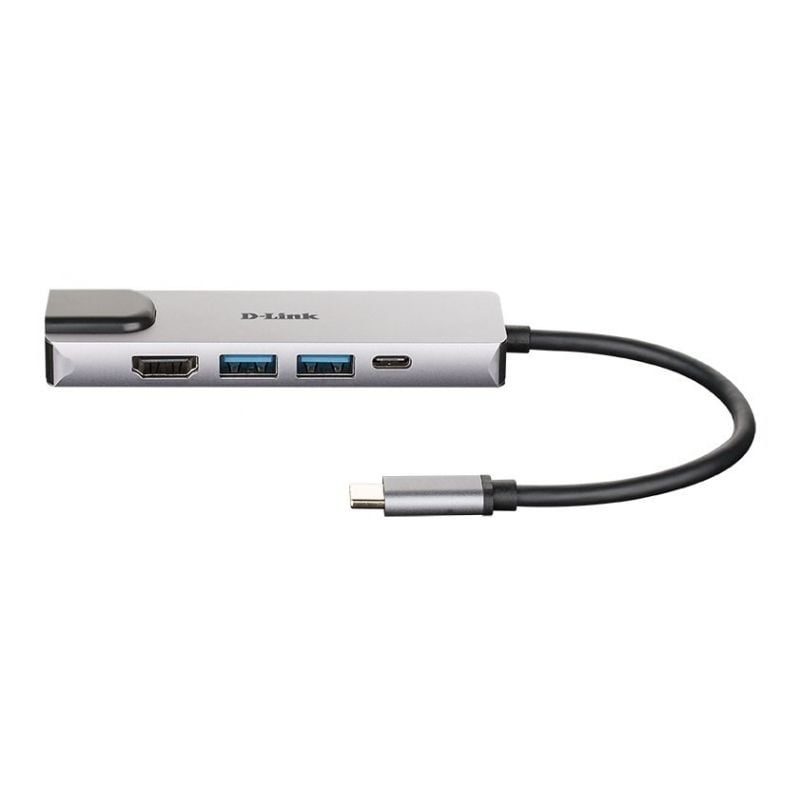 D-Link DUB-M520 Hub USB-C HDMI/2USB 3.0/USB-C/Ethe