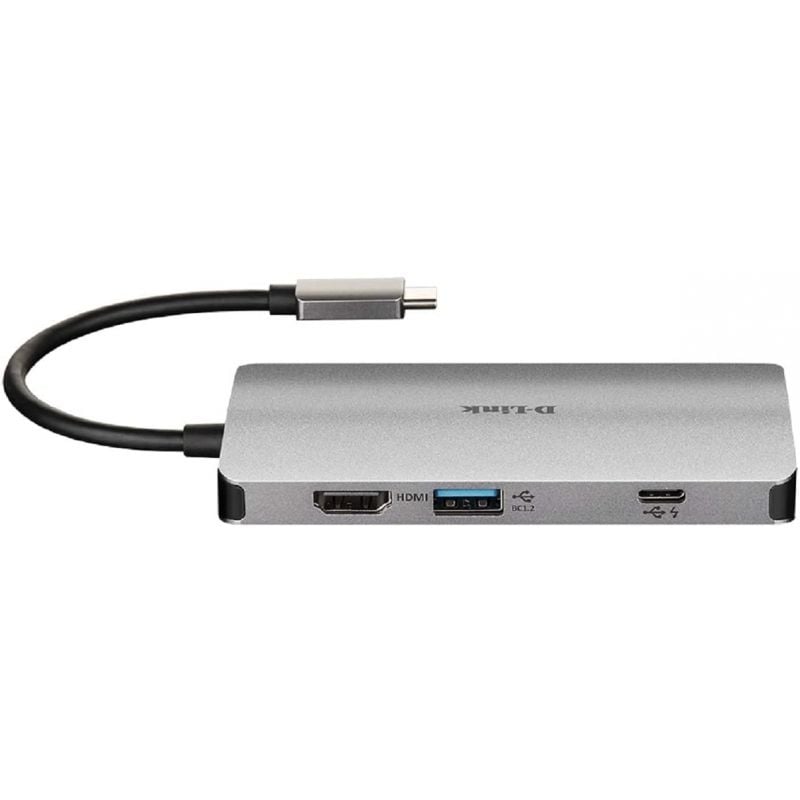 D-Link DUB-M810 Hub USB-C 8 en 1 HDMI/Eth/CardRead
