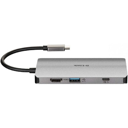 D-Link DUB-M810 Hub USB-C 8 en 1 HDMI/Eth/CardRead