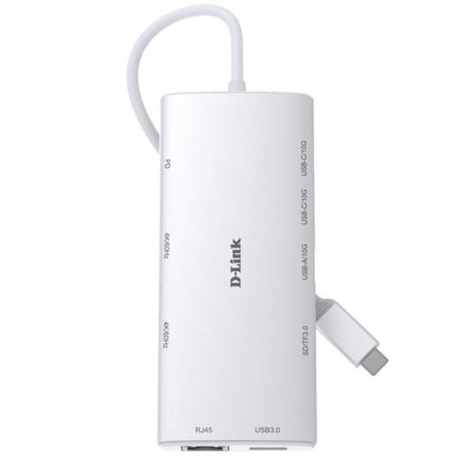 D-Link DUP-A01 Hub USB-C 10 en 1 2xHDMI