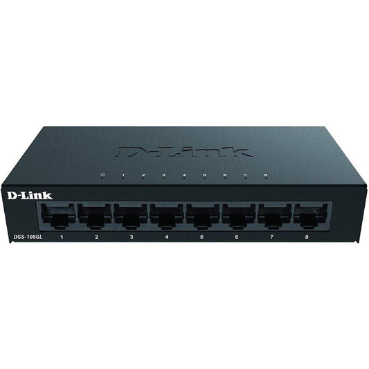 Switch D-Link DGS-108GL 8 Puertos
RJ-45 10/100/1000