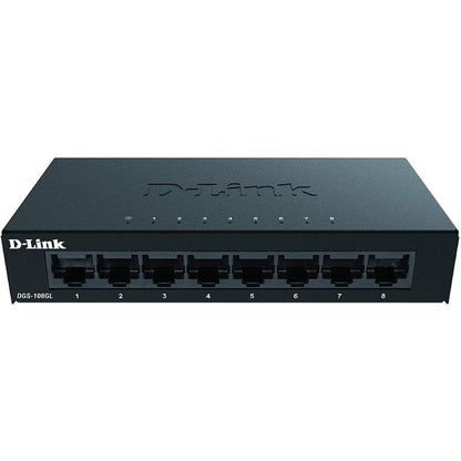 D-Link DGS-108GL Switch 8xGB Metal Plug&Play