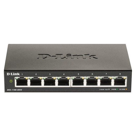 D-Link DGS-1100-08V2/E Smart Switch 8xGbE L2
