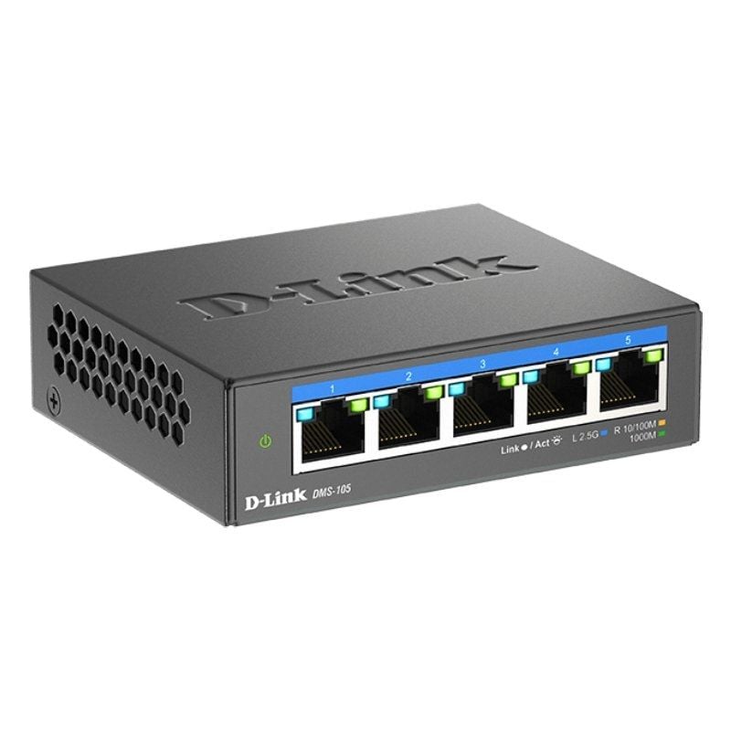 D-Link DMS-105 5x2.5MGb Unmanaged Switch
