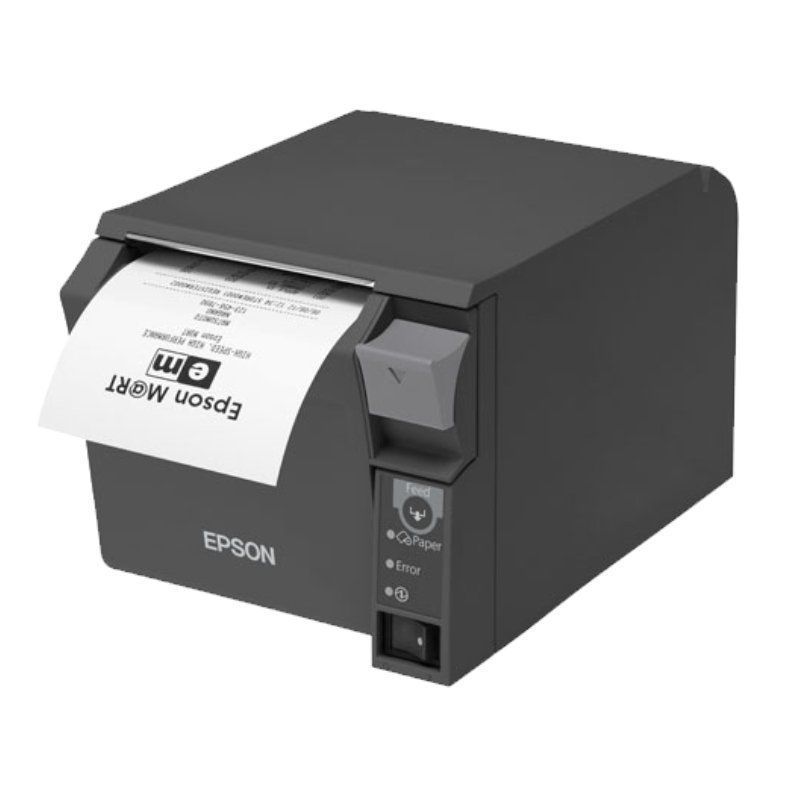 Impresora de Tickets Epson TM-T70II
Térmica
Ancho papel 80mm
USB-RS232
Negra