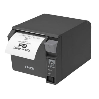 Impresora de Tickets Epson TM-T70II
Térmica
Ancho papel 80mm
USB-RS232
Negra