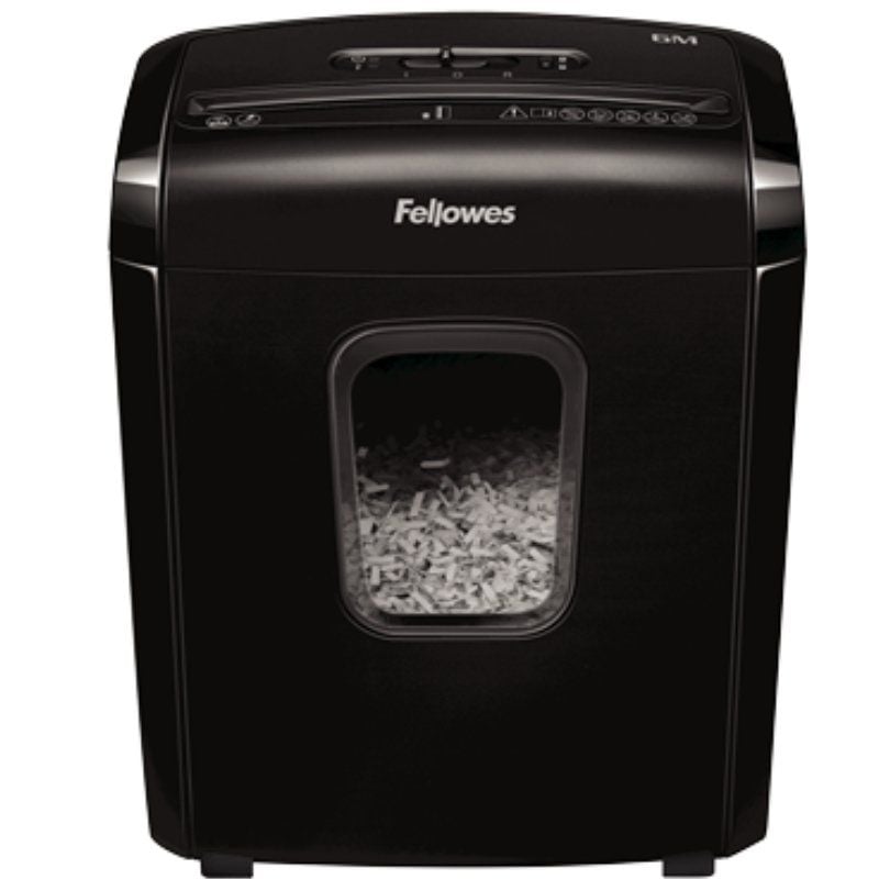 Destructora Fellowes 6M
Minicorte de 4 x 12mm
Negra