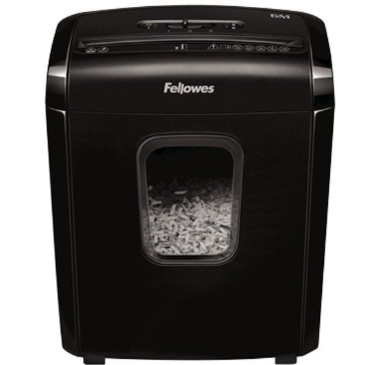 Destructora Fellowes 6M
Minicorte de 4 x 12mm
Negra