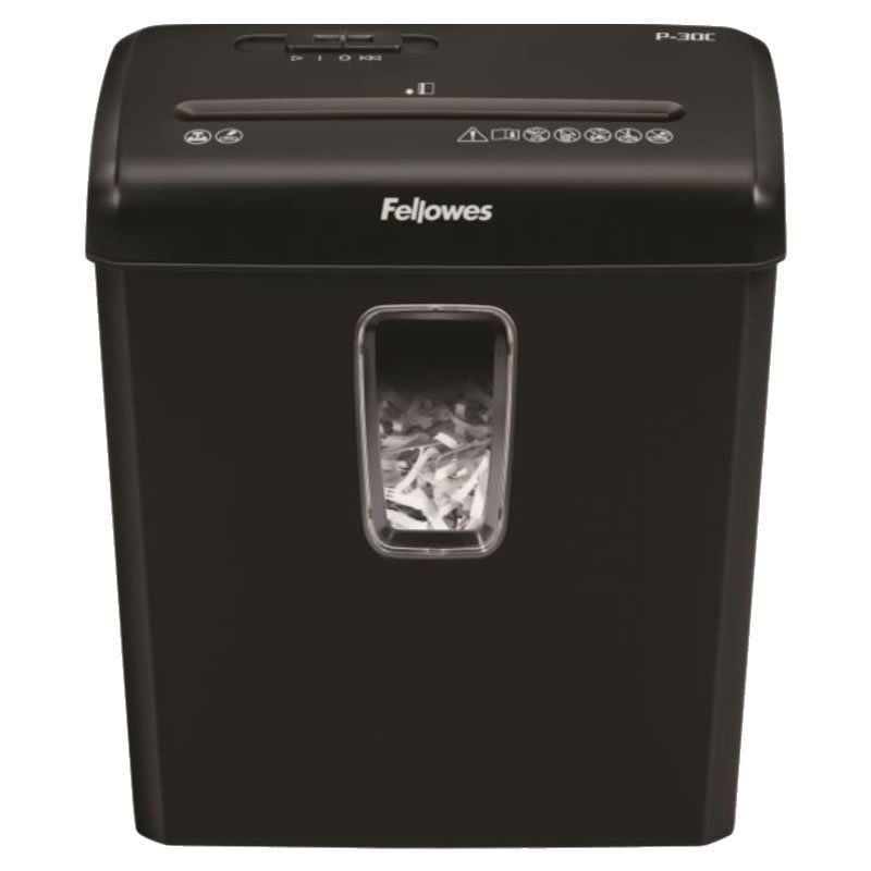 Destructora Fellowes P-30C
Corte en Partículas de 4 x 34mm
Negra