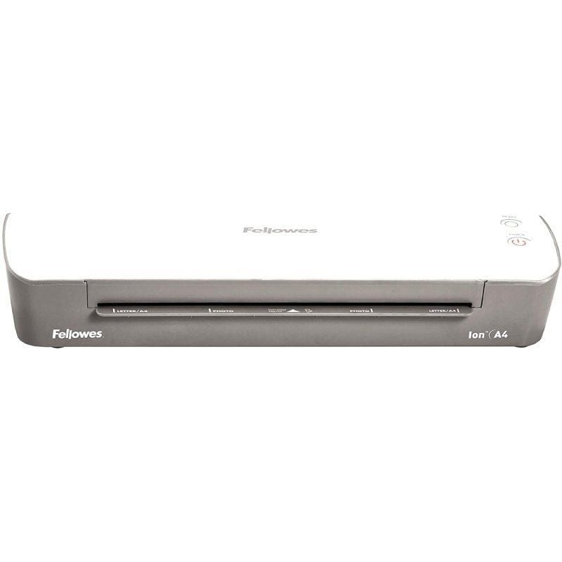 Plastificadora Fellowes Ion A4 4560001
hasta A4 y 80-125 Micras
Blanca y Gris