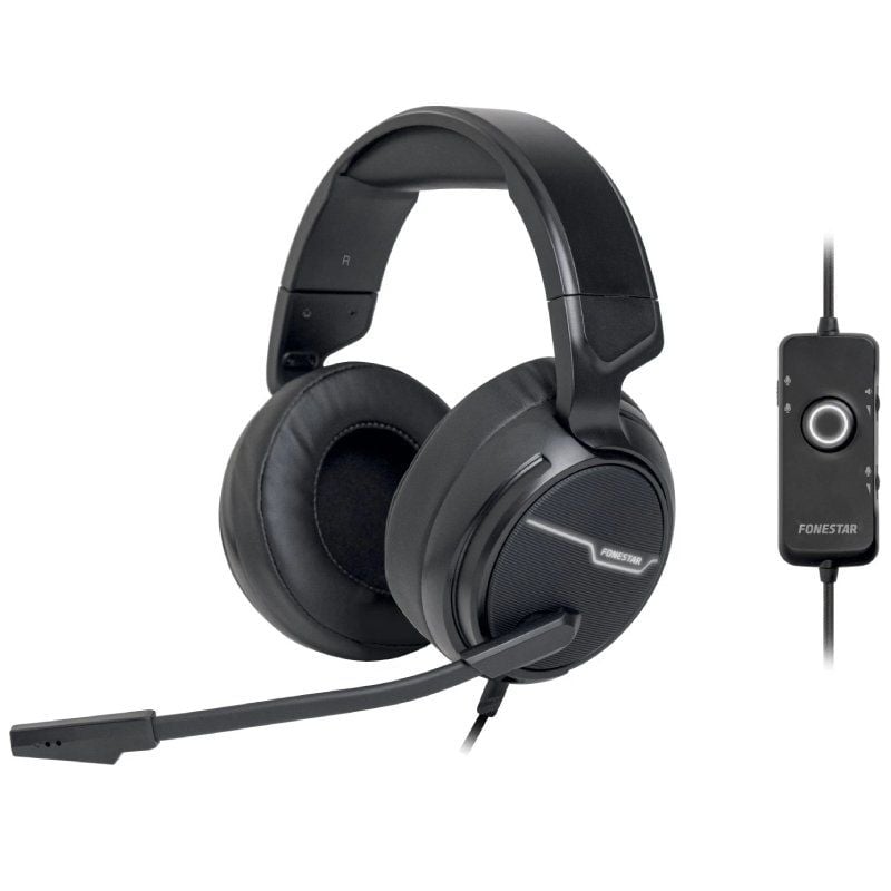 Auriculares Gaming con Micrófono Fonestar WIN-U
USB
Negros