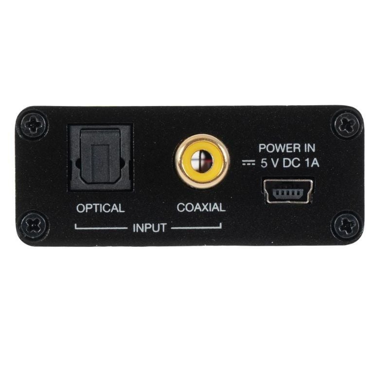 Convertidor de Audio Fonestar FO-41DAH
Entrada Toslink y RCA
Salida 2x RCA
1x Jack 3.5