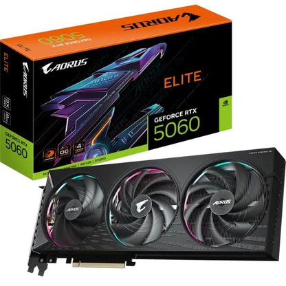 Tarjeta Gráfica Gigabyte AORUS GeForce RTX 5060 Elite
8GB GDDR7