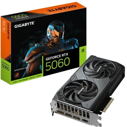 Tarjeta Gráfica Gigabyte GeForce RTX 5060 WindForce
8GB GDDR7