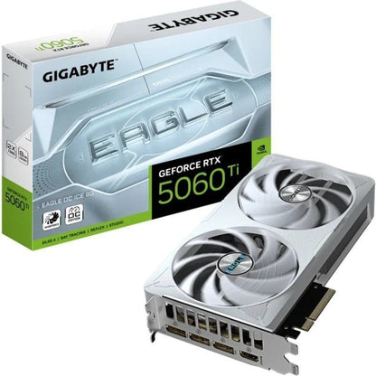 Tarjeta Gráfica Gigabyte GeForce RTX 5060 Ti Eagle OC ICE
8GB GDDR7