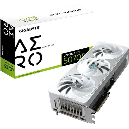 Tarjeta Gráfica Gigabyte GeForce RTX 5070Ti AERO OC
16GB GDDR7