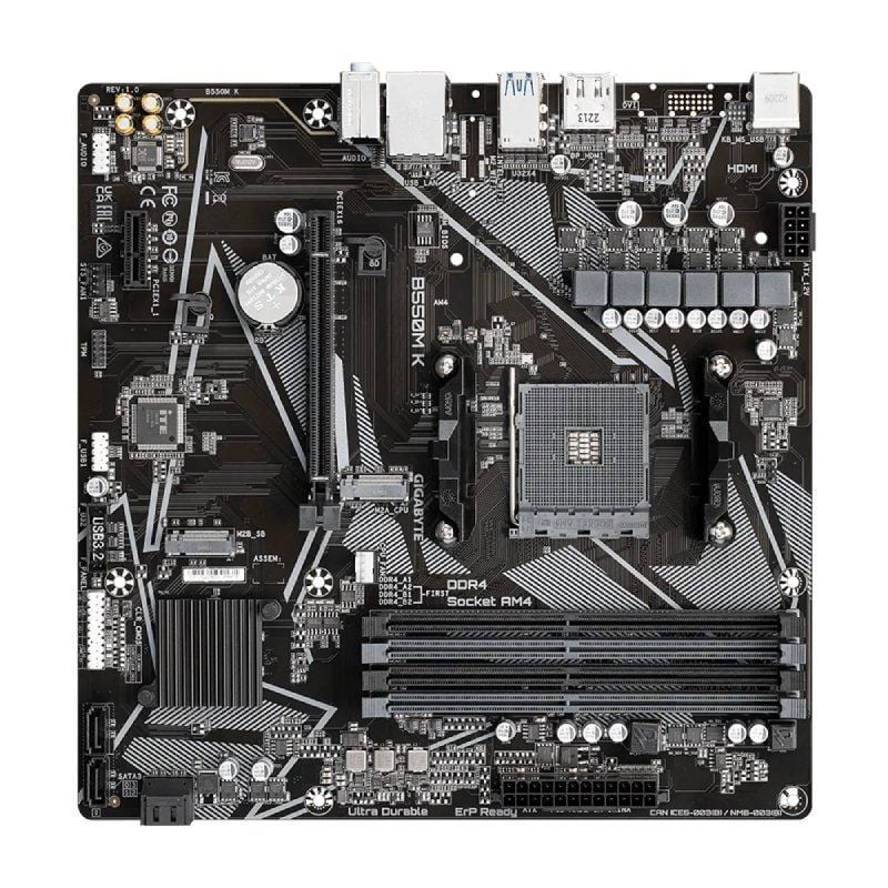 Gigabyte Placa Base B550M K mATX AM4