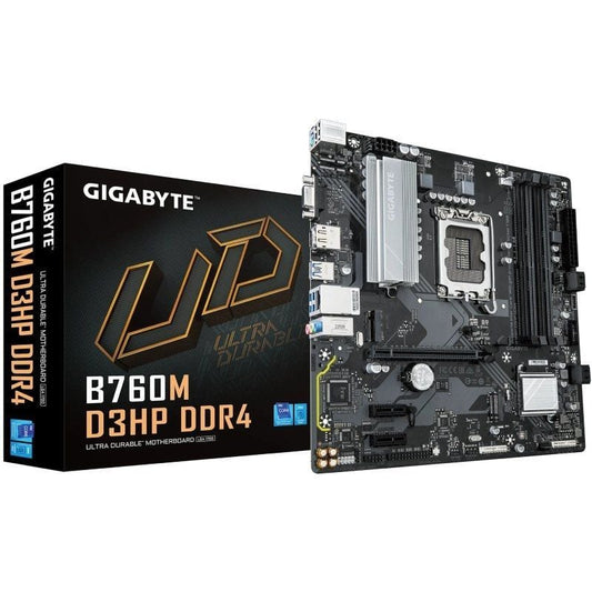 Placa Base Gigabyte B760M D3HP DDR4 Socket 1700
DDR4
PCIe 4.0
Micro ATX
