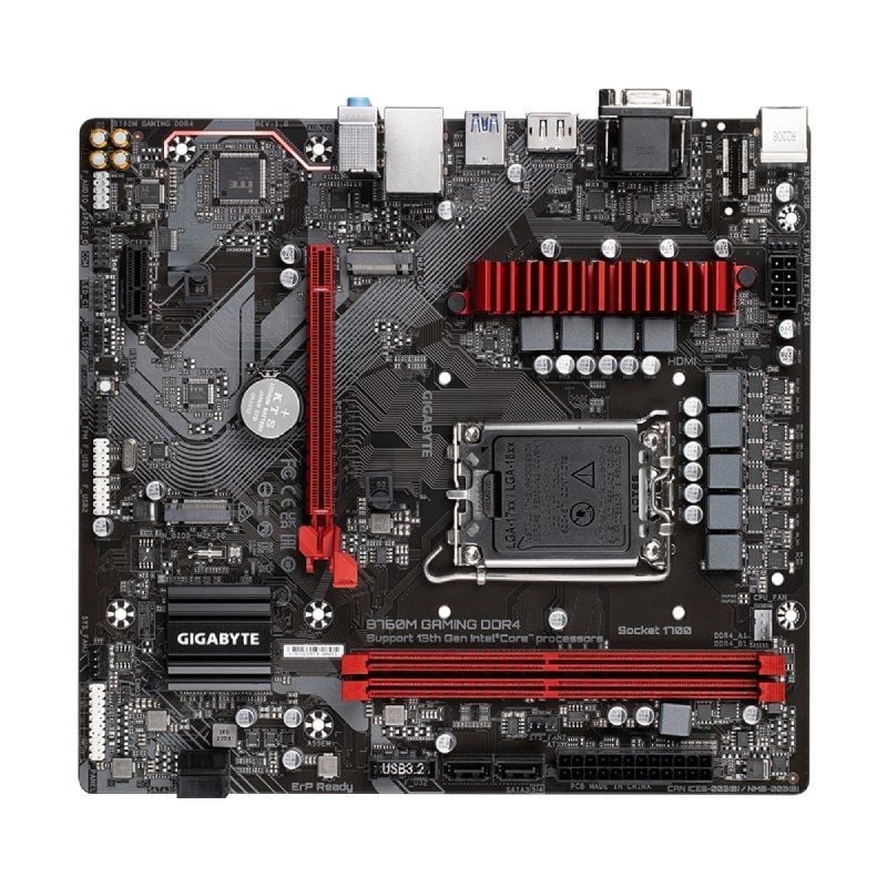 Gigabyte Placa Base B760M GAMING DDR4 mATX LGA1700