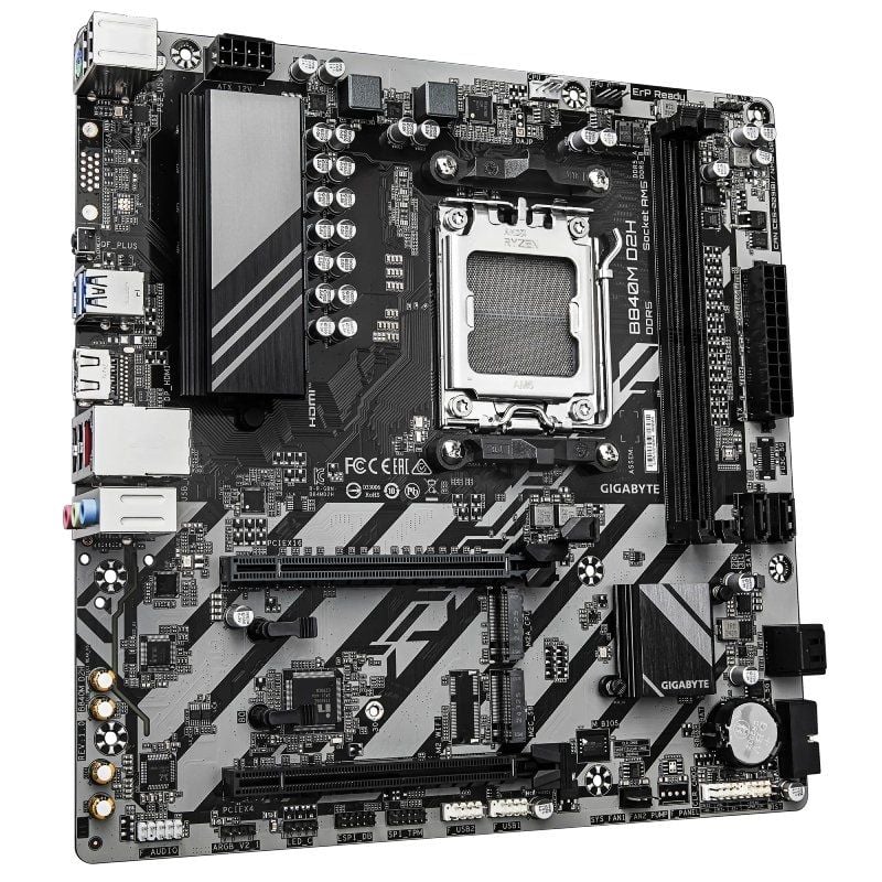 Placa Base Gigabyte B840M D2H Socket AM5
DDR5
PCIe 4.0
Micro ATX
