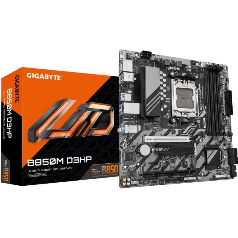 Placa Base Gigabyte B850M D3HP
Socket AM5
DDR5
PCIe 5.0
Micro ATX