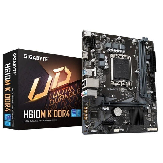 Placa Base Gigabyte H610M K DDR4 Socket 1700
DDR4
PCIe 4.0
Micro ATX