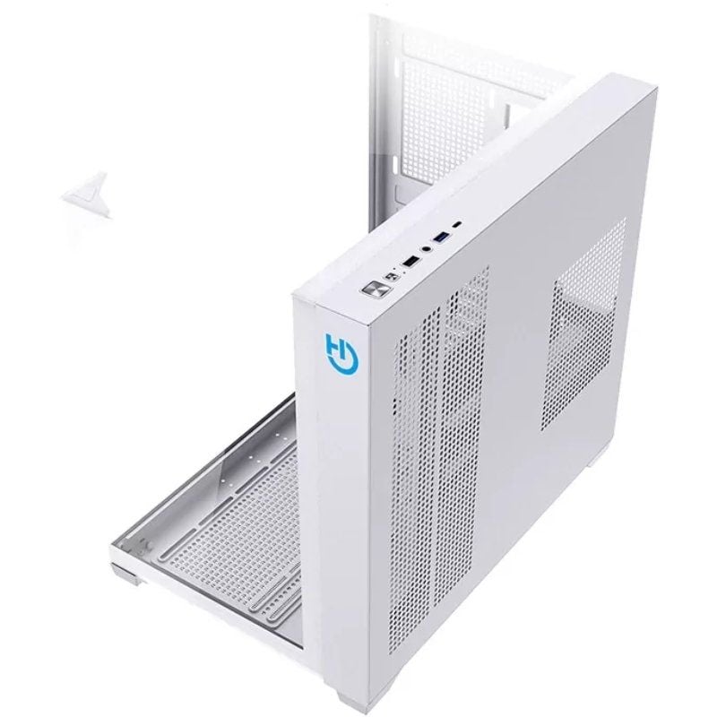 Hiditec Caja ATX Gaming Sky White USB 3.1 TYPE-C