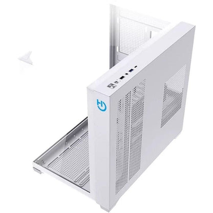 Hiditec Caja ATX Gaming Sky White USB 3.1 TYPE-C