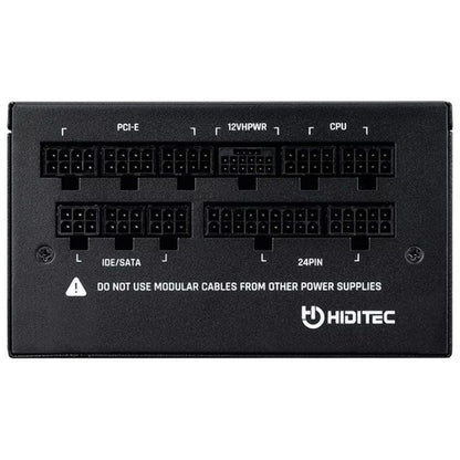 Fuente de Alimentación Hiditec GDX1050 V2
1050W
Ventilador 14cm
ATX 3.0
PCIe 5.0
80 Plus Gold