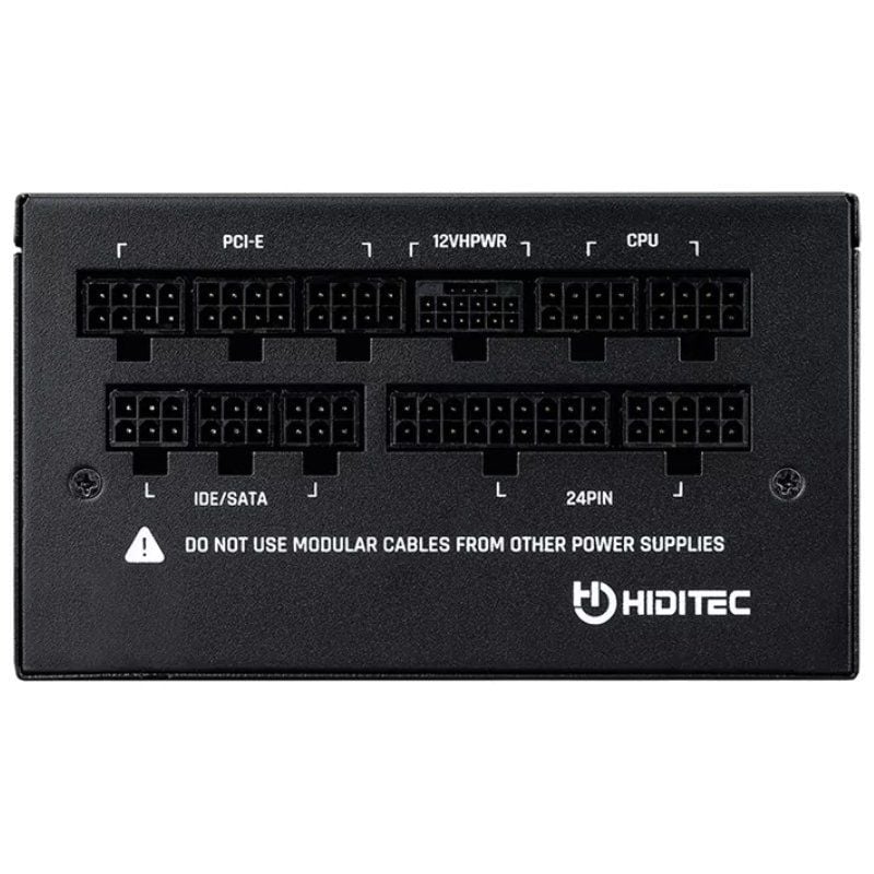 Fuente de Alimentación Hiditec GDX750 V2
750W
Ventilador 14cm
ATX 3.0
PCIe 5.0
80 Plus Gold