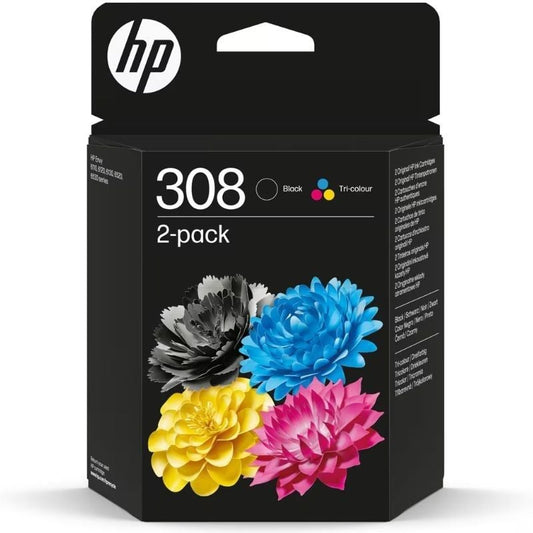 Cartucho de Tinta Original HP nº308 Multipack
Negro + Tricolor