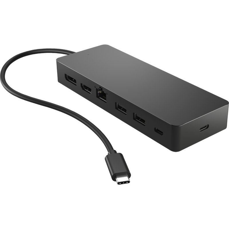 Docking USB Tipo-C HP 50H55UT
1xUSB Tipo-C
2xUSB
1xHDMI 4K
1xDisplayPort
1xRJ45
1xUSB Tipo-C PD
Negro y Azul
